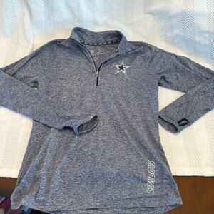 nike dri-fit dallas cowboys quarter zip size large